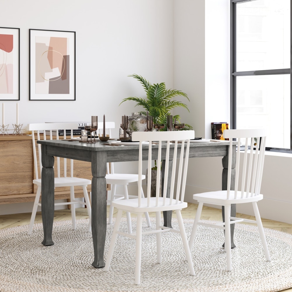 Classic Wood Dining Table with Decorative Sculpted Legs