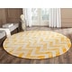 preview thumbnail 17 of 121, SAFAVIEH Dip Dye Marybeth Hand-tufted Wool Chevron Area Rug