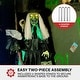 preview thumbnail 8 of 16, Haunted Hill Farm Lifesize Witch Prop with Lights and Sound, Indoor/Covered Outdoor Halloween Decoration