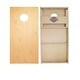 preview thumbnail 1 of 4, Light Wood Regulation 2x4 Cornhole Board Set All-Weather - Include Carrying Case