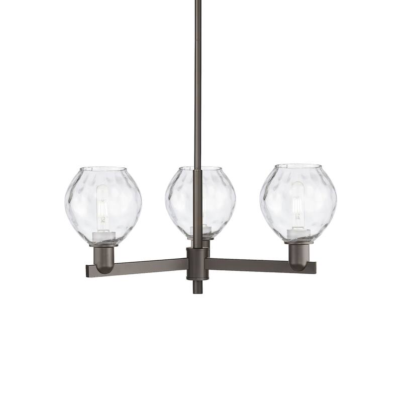Innovations Lighting 716-3CR-11-28 Waverly Chandelier Waverly 3 Light - Oil Rubbed Bronze / Clear