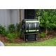 preview thumbnail 2 of 1, 48 Gallon Geared Two Compartment Compost Tumbler and Cart