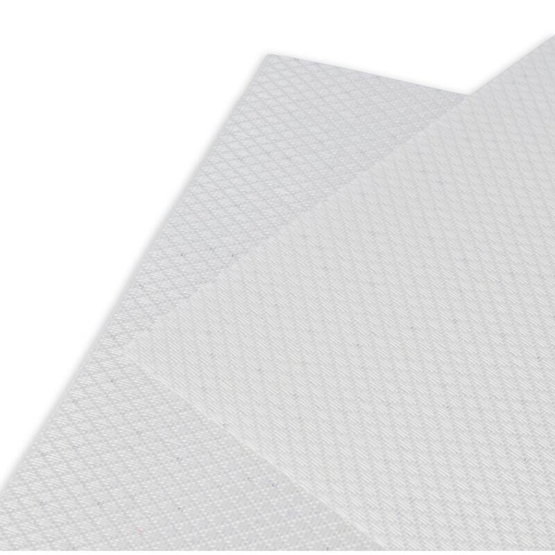 Dainty Home Sparkles Vinyl Reversible Rectangular Placemat Set Of 6 - 12" x 18"