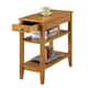 Copper Grove Aubrieta1 Drawer Chairside End Table with Shelves