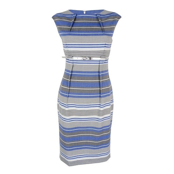 calvin klein cap sleeve sheath dress