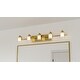 preview thumbnail 7 of 6, Kolt 5-Light Brushed Gold Bath Light