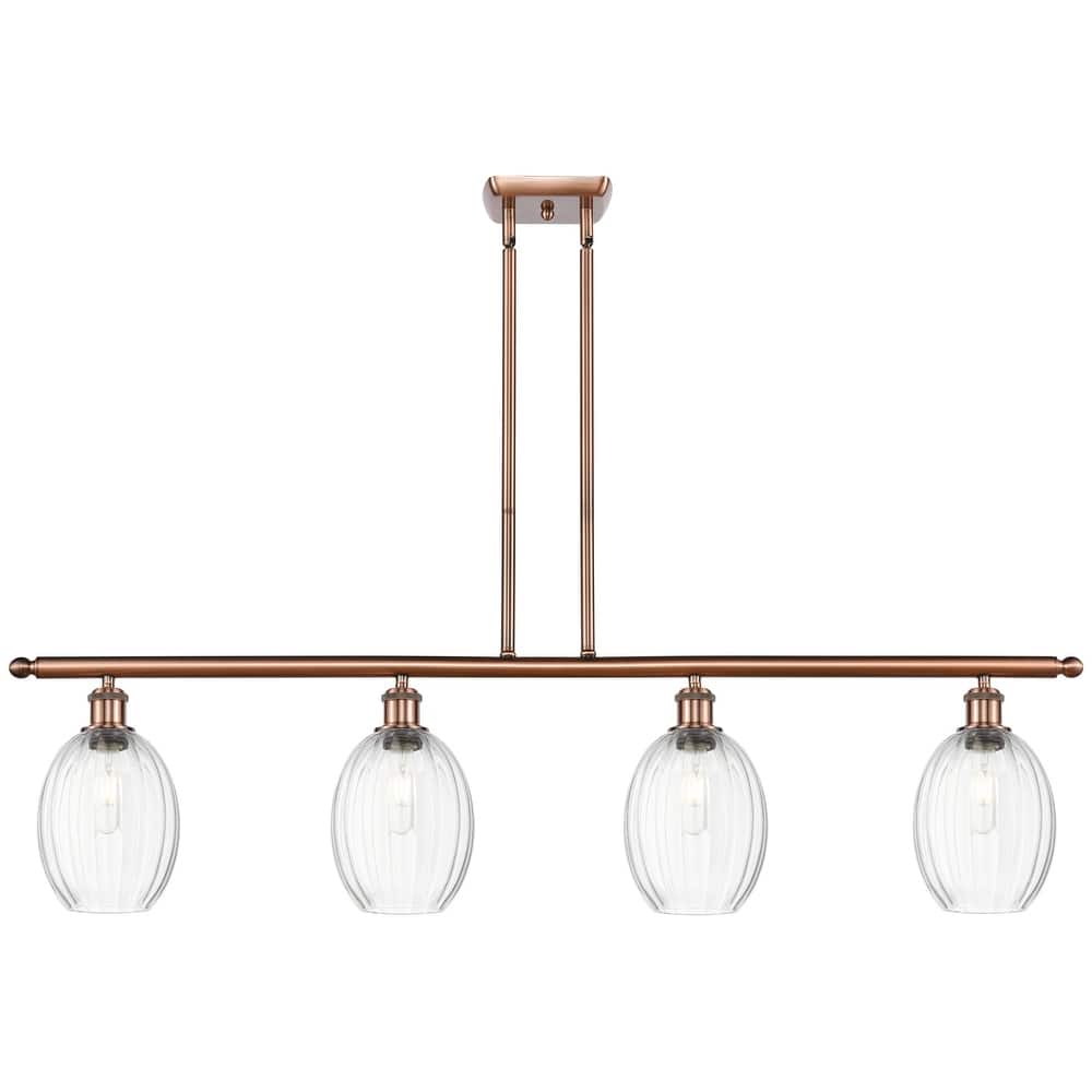 Innovations Lighting Endless Possibilities Ballston - Preston - 4 Light 48" Bulb Shade Stem Hung Island Light