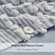 preview thumbnail 13 of 39, Harbor House Anslee Taupe 3 Piece 100% Cotton Yarn Dyed Duvet Cover Set with Overlap Closure Shams