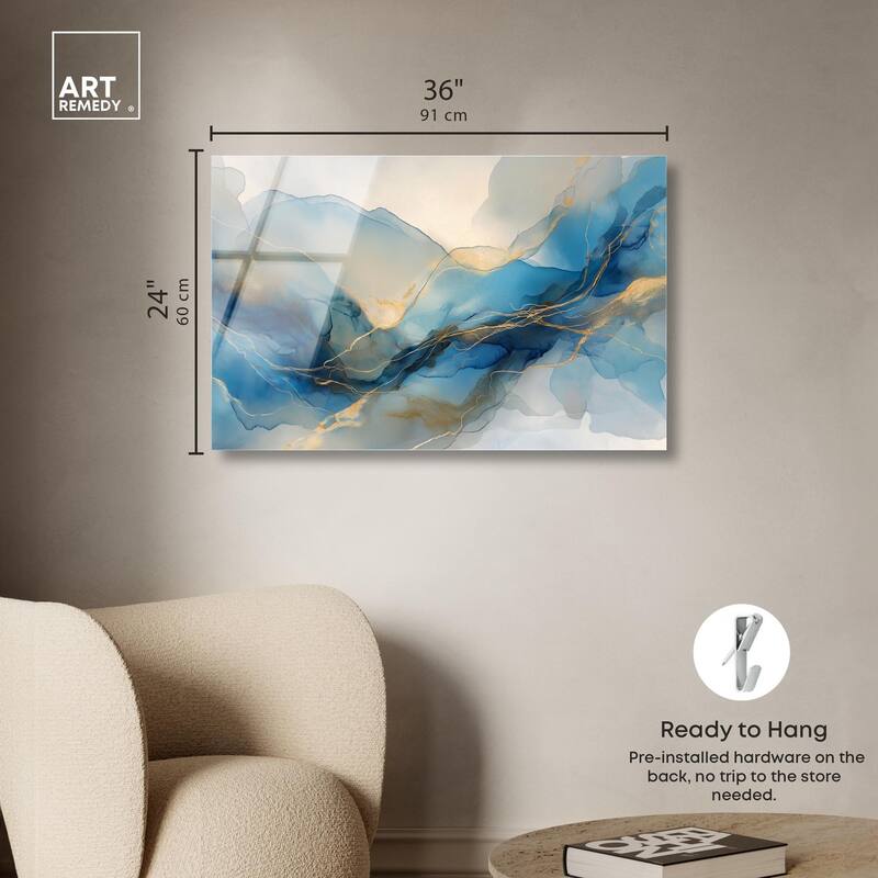 Postmodern Flow II Acrylic by Art Remedy, Ready to Hang