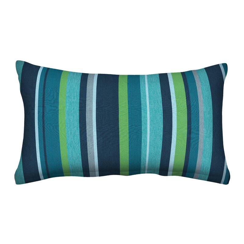 Textured Lumbar Toss Pillow (2-Pack) - 21" wide x 12" tall x 6" thick - Poolside