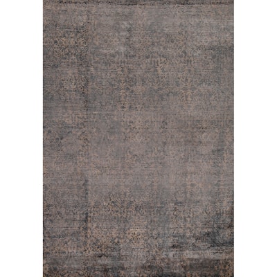 Multi-Color Abstract Indian Area Rug Handmade Wool Carpet - 7'11"x 10'1"