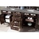 preview thumbnail 32 of 34, James Martin Vanities Brittany 72" Double Vanity, Burnished Mahogany