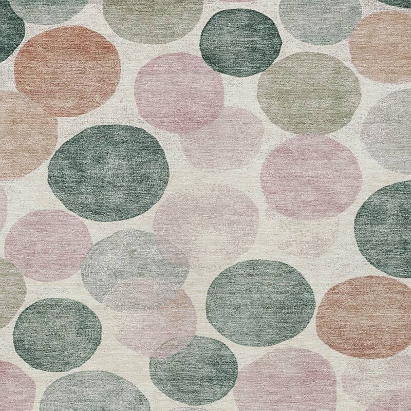 HomeRoots Geometric Transitional Rectangle Outdoor Rug
