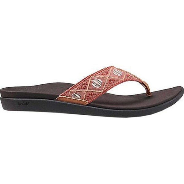 coral reef flip flops