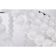 preview thumbnail 10 of 13, Roly 16 Inch White Beads Bohemian Pendant Chandelier 1-Light