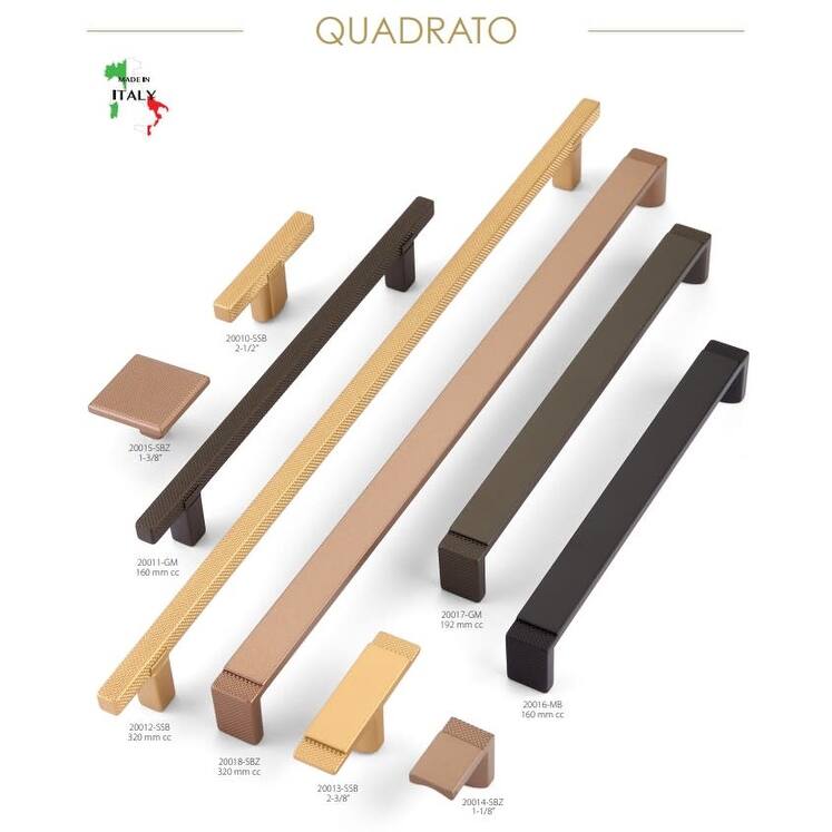 Schaub and Company Quadrato 192mm (7.5") Center to Center Modern