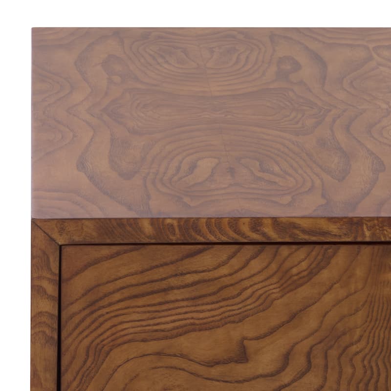 SAFAVIEH Couture Frankie Burl 2-Drawer Nightstand