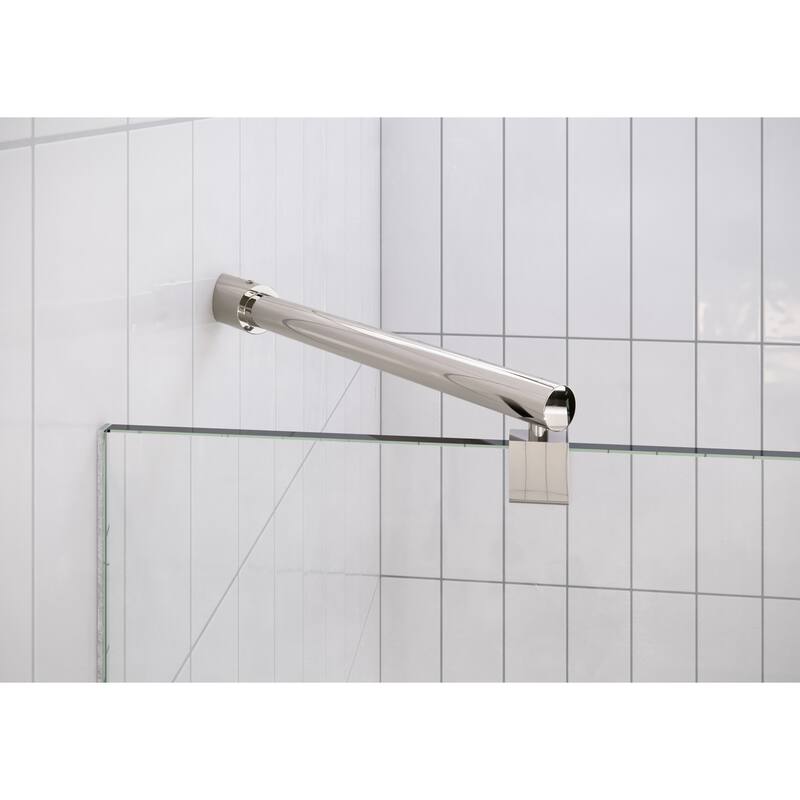Glass Warehouse 78" x 41.75" Frameless Shower Door - Glass Hinge