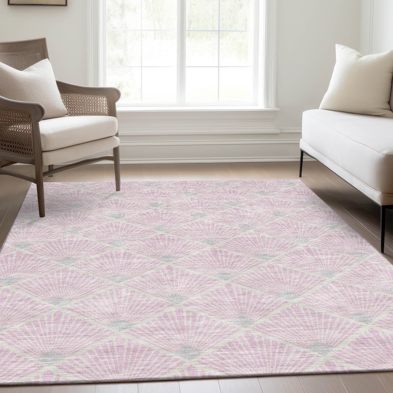 Premium Washable Super Soft Diamond Trellis Mayfield Rug