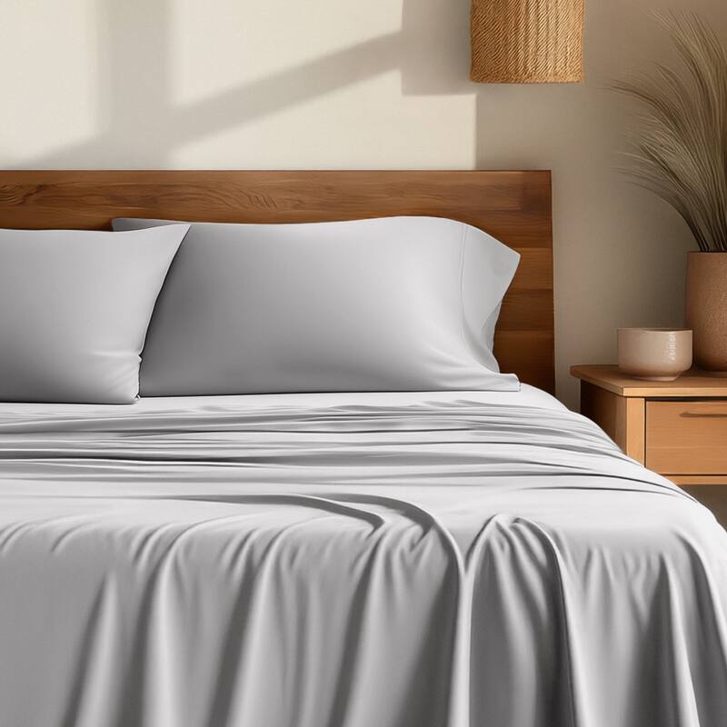 Bare Home Rayon from Bamboo Sheet Set - Deep Pocket - Breathable