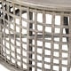 preview thumbnail 5 of 4, Grey Solid Wood Rattan Round Coffee Table by East at Main