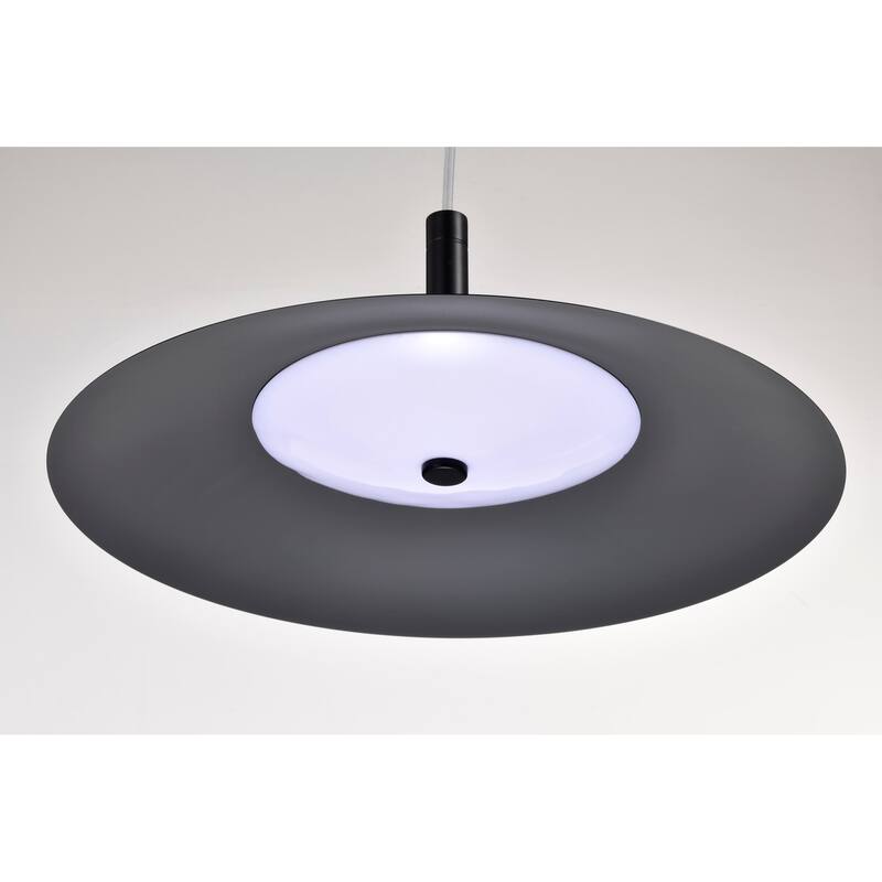 Corrine 18 Inch LED Pendant Matte Black 3K/4K/5K CCT Selectable - Matte Black