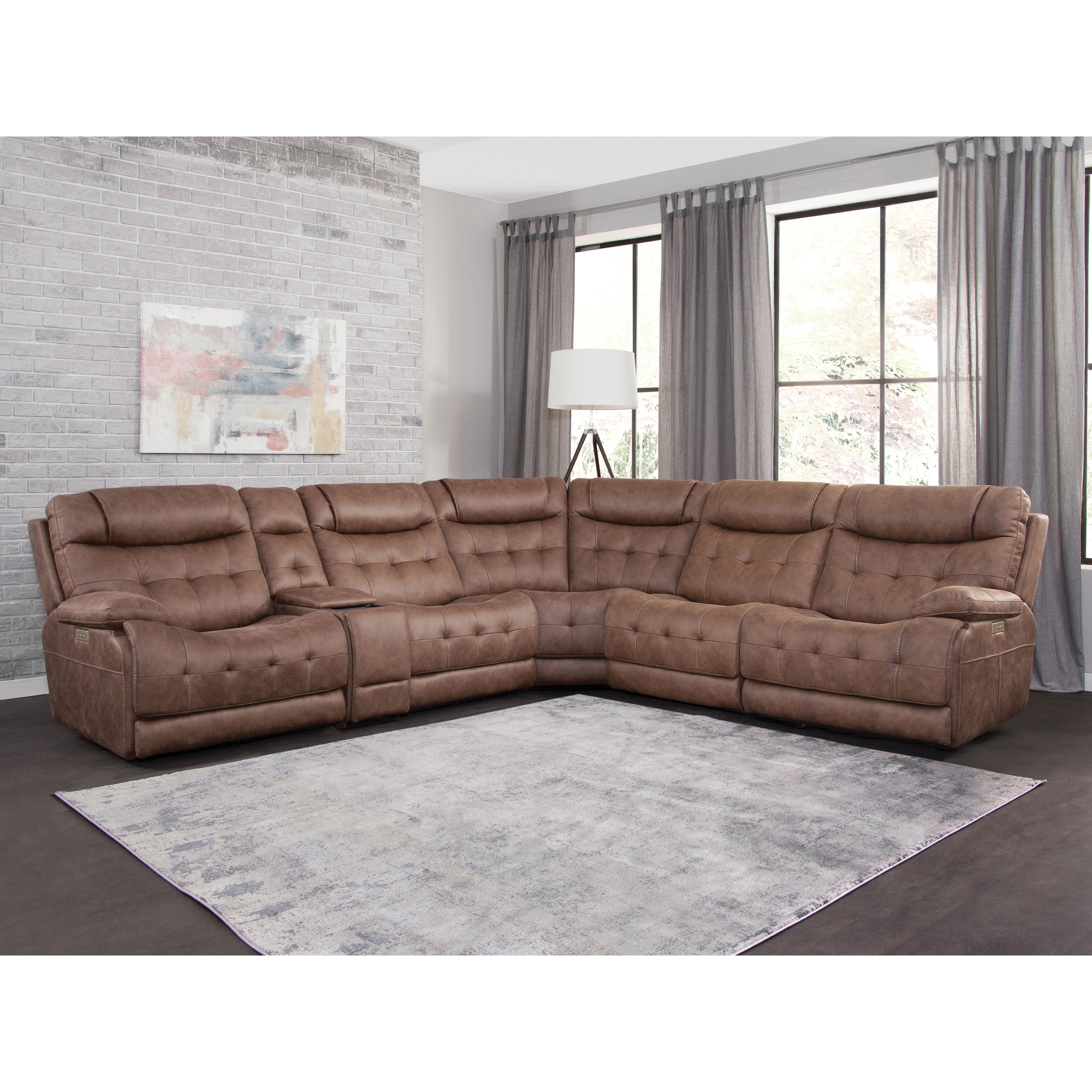 Copper grove ajibade sleeper sectional hot sale sofa