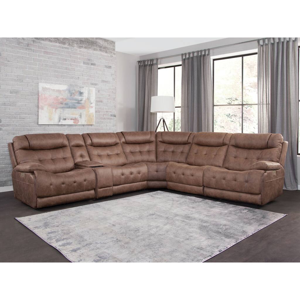 Steve Silver Arvada Dual Power 6-Piece Sectional