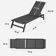 preview thumbnail 16 of 14, Outdoor Chaise Lounge Chair, Five-Position Adjustable Aluminum Lounge