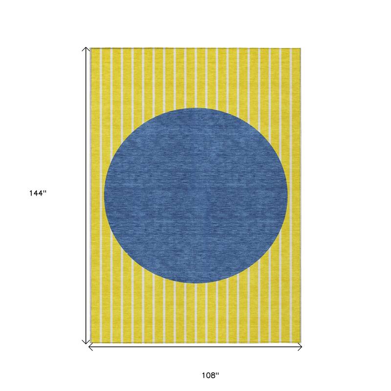HomeRoots Striped Transitional Rectangle Outdoor Rug