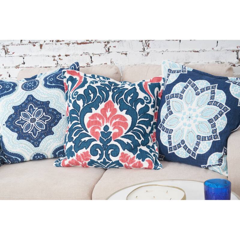 William Indigo and Surf Pillow
