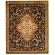 preview thumbnail 71 of 82, SAFAVIEH Handmade Classic Hazelle Traditional Oriental Wool Rug 7'6" x 9'6" - Black/Beige - Rectangle