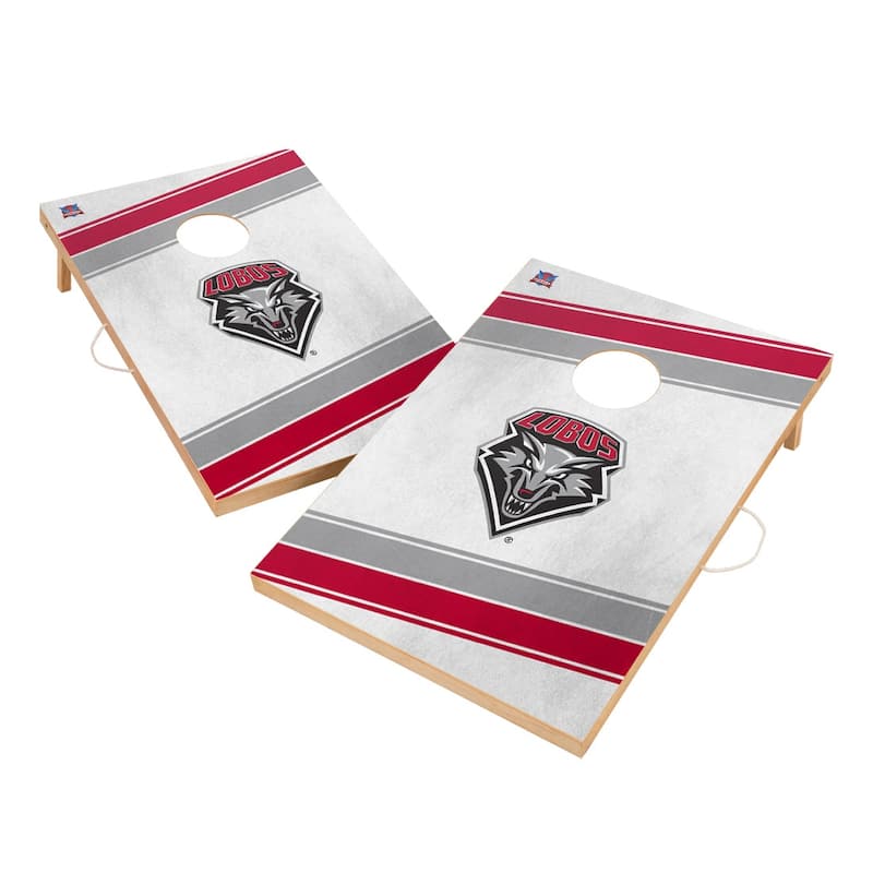 New Mexico Lobos 2x4 Tailgate Cornhole Boards - Include Team Logo Bags