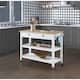 Option BUTCHER BLOCK/WHITE