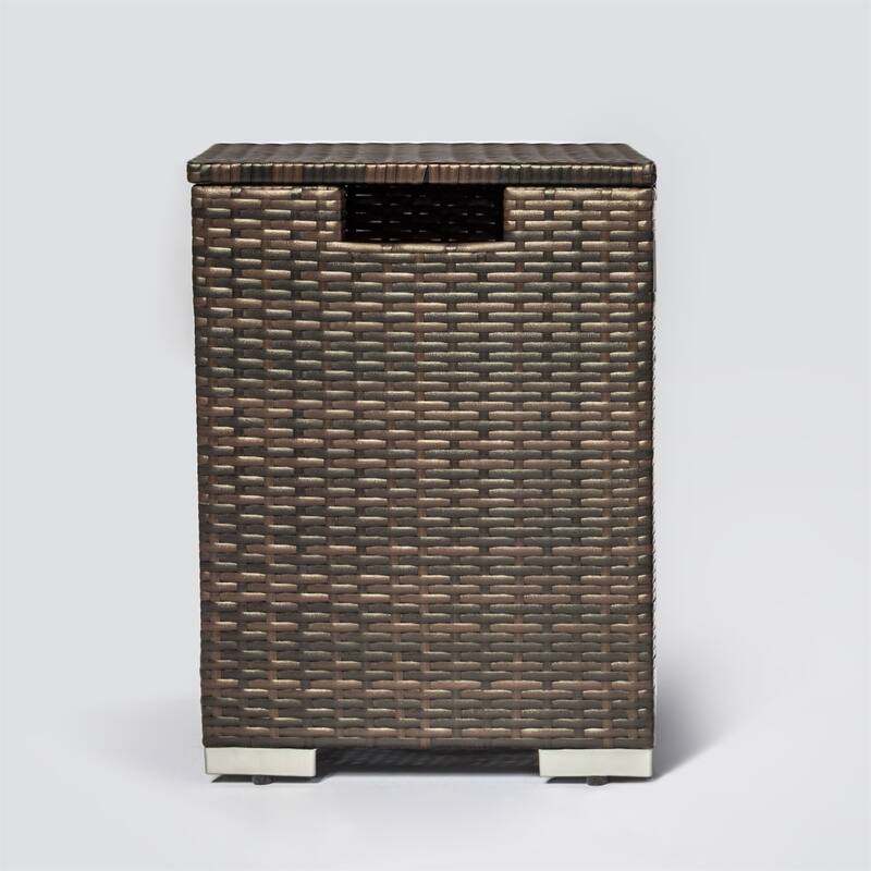 Outdoor Wicker Gas Cylinder Cover, Rattan Propane Tank Cover Gas Bottle Cover