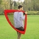 preview thumbnail 5 of 5, Red Fiberglass Pop-Up Soccer Goal Set with Stakes and Carry Bag for Backyard or Park - 47.2"L x 31.5"W x 31.5"H