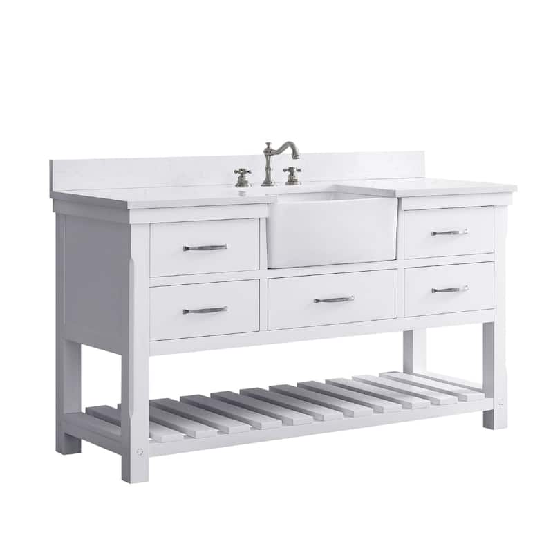 Sudio Design Wesley 60" Single Bathroom Vanity