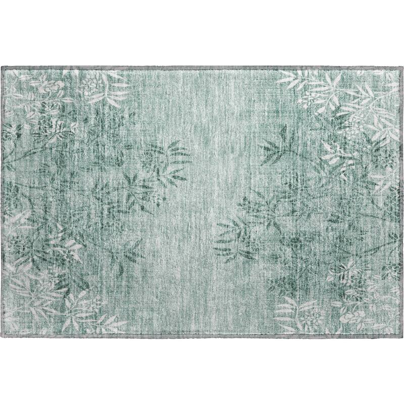 Premium Washable Super Soft Floral Imprints Mayfield Rug