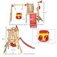 preview thumbnail 4 of 6, Wooden Swing Set - Multi