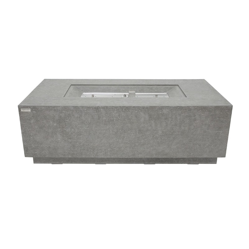 Elementi Andes Propane Fire Pit 60,000 BTUs - 66 x 32 Inches - 66 x 32 in.