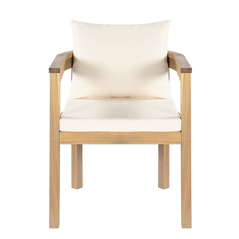 Christopher Knight Home - Carl Acacia Wood Outdoor Chairs (Set of 2)