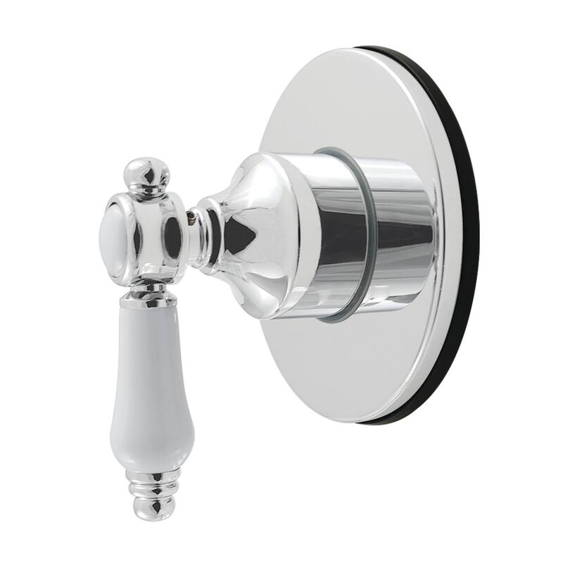 Bel-Air Single-Handle Six-Way Diverter Valve with Round Trim Kit - Polished Chrome