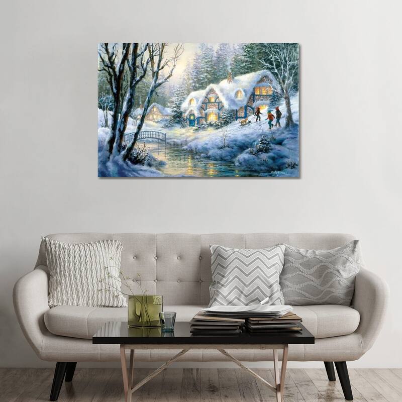 iCanvas "Winter Frolic" by Nicky Boehme Canvas Print - 32x48x1.5