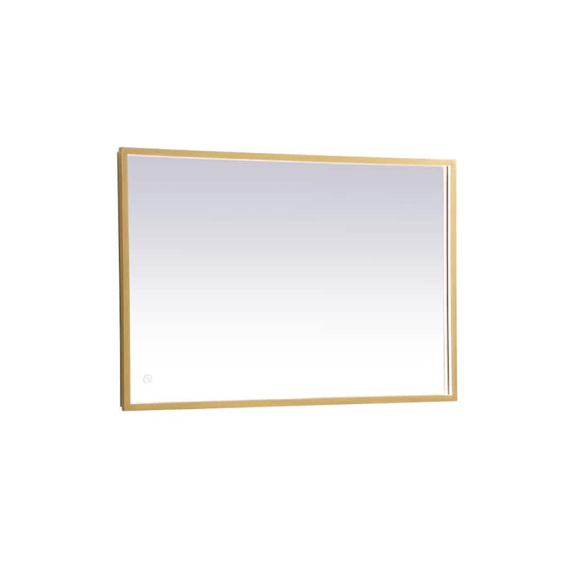 Indigo Home 24x36 inch LED mirror with adjustable color temperature