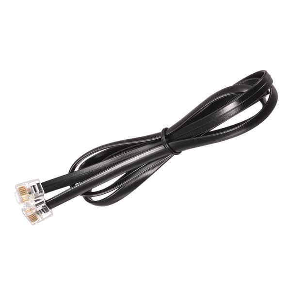 Phone Extension Cord Telephone Cable Phone Line Cord RJ11 6P6C Plugs