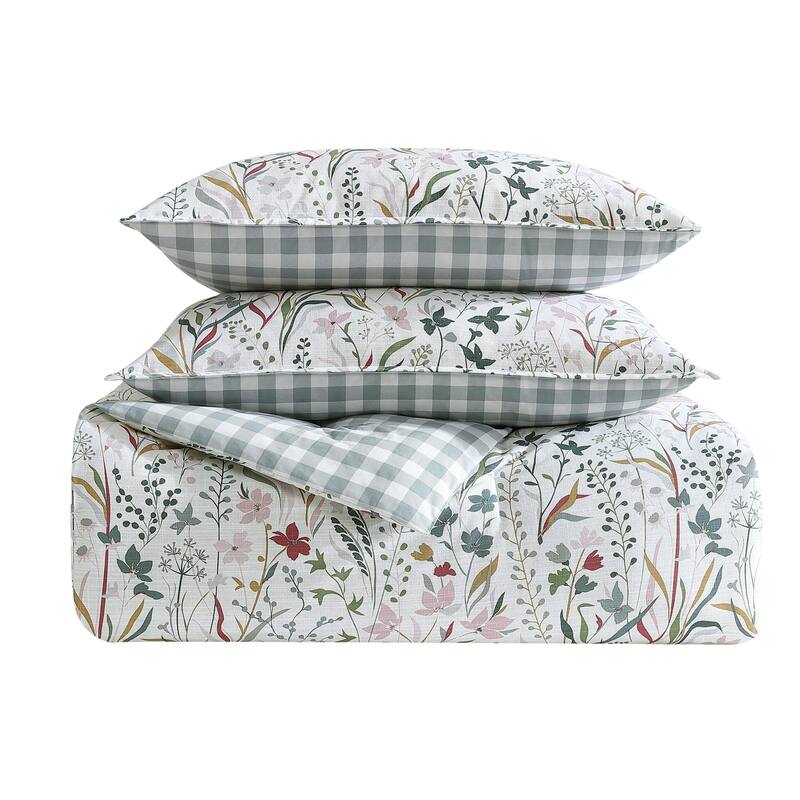 Eddie Bauer Woodland Forest Cotton Reversible Pink Comforter Set