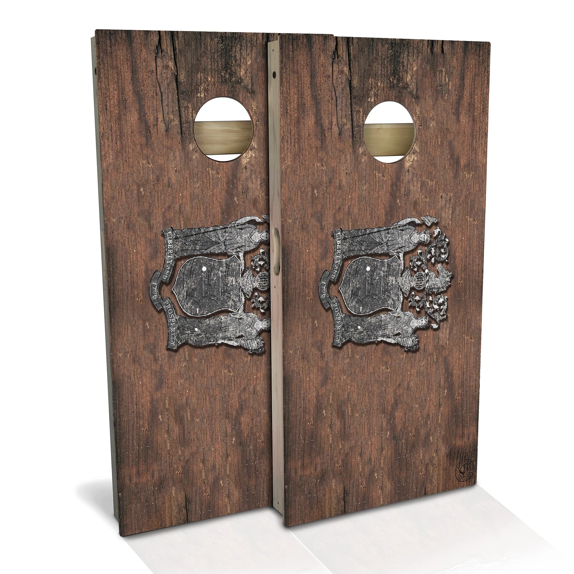 New Jersey Flag Vintage Outdoor Cornhole Board Set