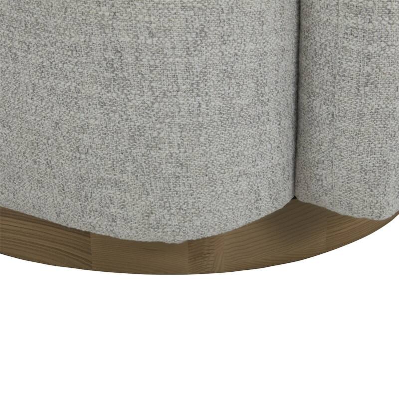 Spruce & Spring Ray Modern Swivel Accent Barrel Chairs