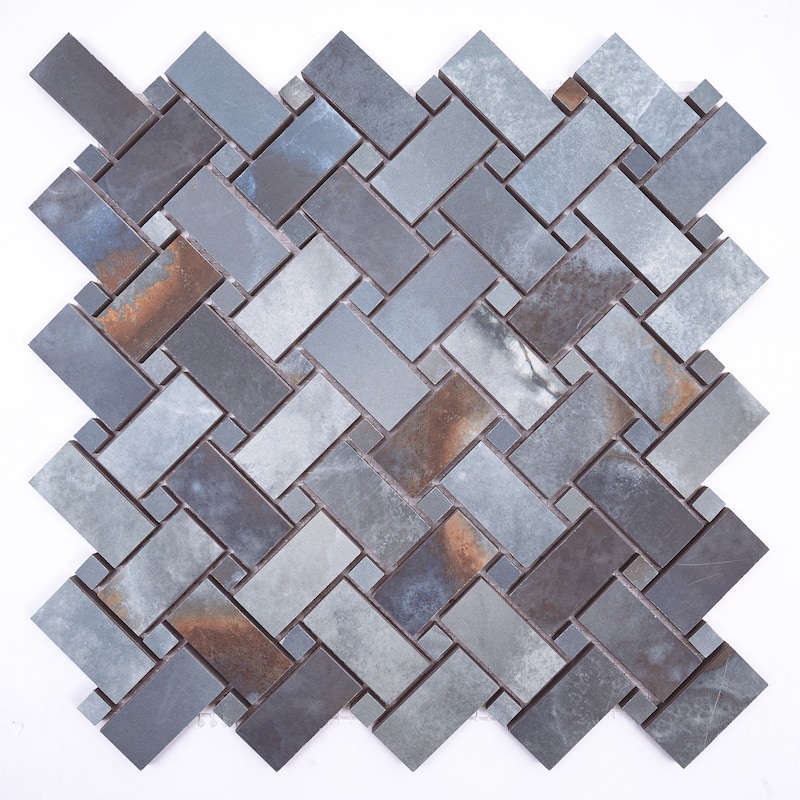 Apollo tile 12" x 12" Splendor Matte Blue Porcelain Tile (4.84 sq ft/case) - 5 Pack