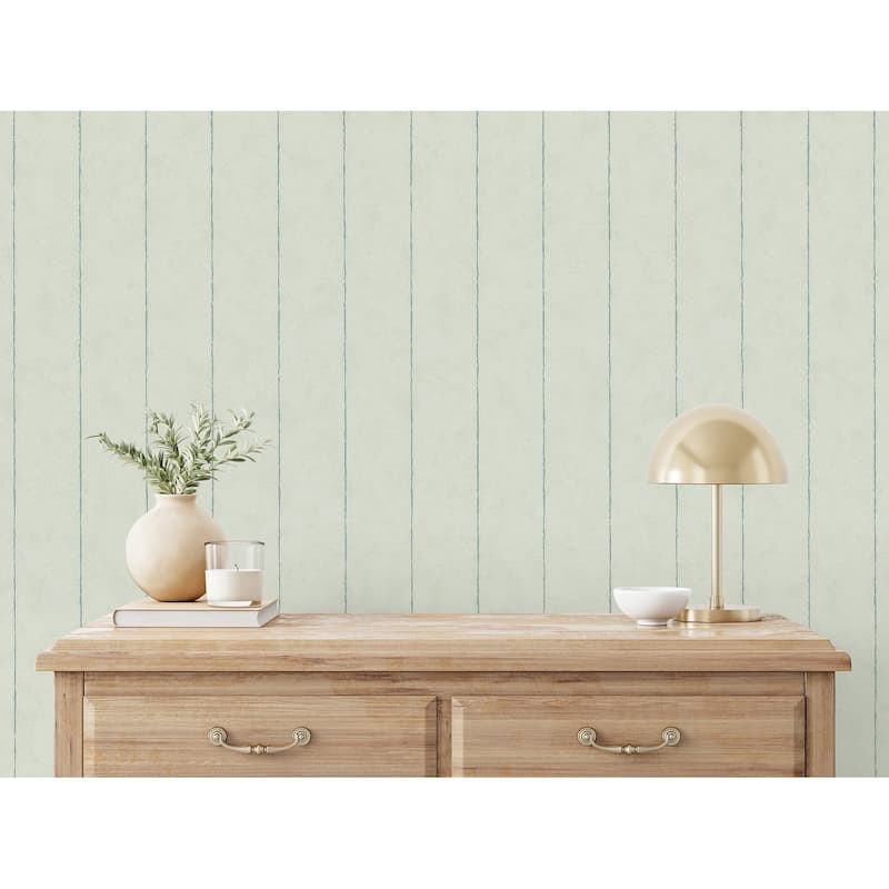 Galerie Wallcoverings Flora Pinstripes Vinyl on Non-woven Matte Wallpaper Roll